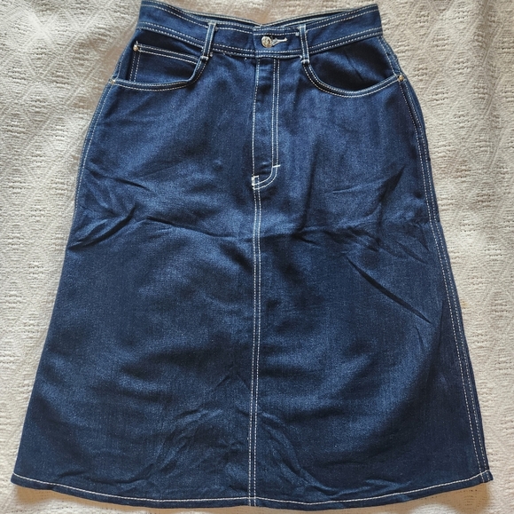 Vintage Gitano Denim Skirt Size 12 - Picture 1 of 7